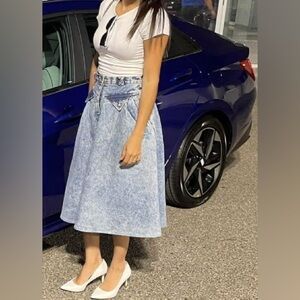 ✨Vintage Panhandle Slim Denim Skirt | Size 26✨